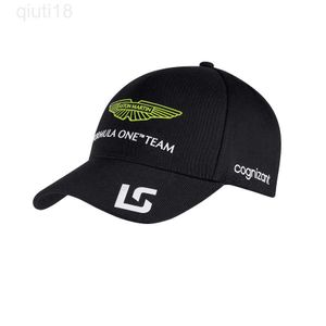 Ball Caps 2023 Случайная шляпа Sun Aston Martin F1 Команда мужская и женская бейсболка мужская и женская бейсболка Y23 Y23