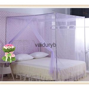Crib Netting 2023 New Double Bed Lace Mosquito Insect Mesh Canopy Princess Full Size Bedding Net Polyester White Pink Blue Purplevaiduryb