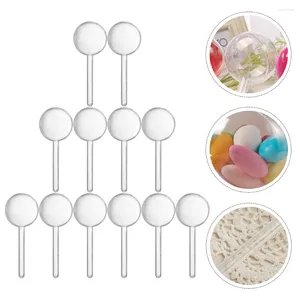 Geschenkverpackungsbox Candy Favor Lollipop Case Clear Halter Hochzeit Weihnachten Boxen Party Baby Shower Mini Container Round Wrapping Verpackung