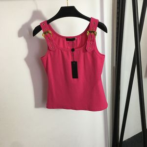 Designer Sling Vest Shirts Womens ärmlös skjorta 3 Bomull T -skjorta toppar Summer Breatble Ladies Shirt Design Tee Camis