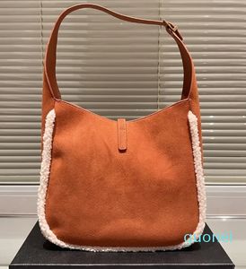 crossbody väska handväska filt mocka väska vintage mode kvinnor handväska kausal tote