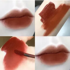 Dudak Parlatıcı yapışmaz bardak ruj 6 renk kadife mat nemlendirici tonu çamur dudakları makyaj yaratıcı işaret kozmetik
