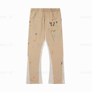 Mens Graffiti Pants Galleryse Depts Womens Sweatpants Galleryes Dept Speckled Letter Print Mans Casal Solto Versátil Casual Tamanho Reto S-xl y2k E0U3