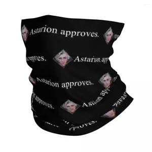 Szaliki Astarion Vampire Zatwierdzenie Bandana Neck Gaiter Printed Baldur's Game Game Mask Scarf Multi-Use Headband rybołówstwo dorosły oddychanie