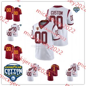 Lott Ronnie Robert Woods USC Trojans Maglia da calcio Mark Sanchez Personalizzata Michael Pittman Jr. Sam Darnold Ronald Jones II Carson Palmer Deont High