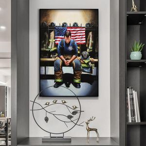 NUMERO DIY Digital Painting Flag American Big Eagle Art Deco Painting Creative Living Room Decompressione dipinta a mano