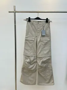 Pantaloni taglie forti da uomo Girocollo ricamato e stampato in stile polare estivo con puro cotone da strada r3469
