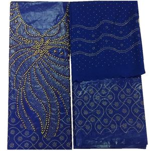 Tkanina ciężka z koralików afrykańska francuska tkanina Bazin Riche Textile z kamieniami z koraliki haftowane tkaniny Nigeria Bridal Lace 3+2+2yards/partia