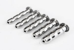 Male Stainless Steel Mushroom Head Catheter Urethral Sounding Stretching Stimulate Bead Dilator Penis Plug Adult BDSM Sex Toy S0053008624