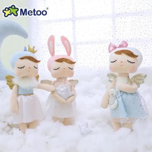 Dolls Curly Angel Plush Stuffed Sweet Rabbit Cute Animals For Kids Toys Angela Doll Girls Birthday Christmas Gift Dress 231127