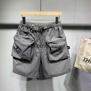 Mäns shorts byxor sommar 2023 mode Harun Mid-Leng Cargo New All-Match Korean Baggy Lti-Poet Sports Men Cloingephemeralew