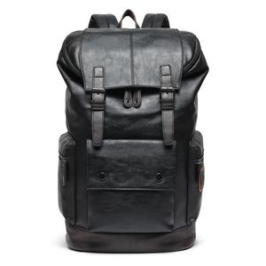 Men Large Leather Antitheft Travel Backpack Laptop luxurys Bags Black Bagpack Boy Big Capacity School Male Business women Shoulder220n