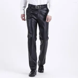 Men's Pants Breathable Men Trousers Stretchy Fashionable Spring Autumn High Waist Zipper Closure Regular Or Skinny Fit