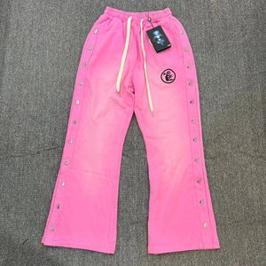 Washed Pink Oversized Pants Men Women 1 Quality Joggers Sweatpants