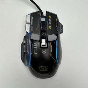 Tastiera Mouse Combo G6 Gaming 12 tasti meccanici 12800 DPI ergonomici cablati Mouse 10 tasti macro programmabili 13 modalità di illuminazione RGB Mouse 231128