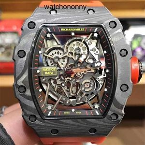 Designer Ri mlies Luxury watchs Watches For Mens Mechanical Watch Wine Barrel Rm3501 Series Automatic Carbon Fiber Tape Sport Wristwatches