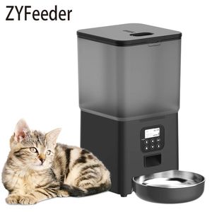 Feeding 6L Large Capacity Slow Smart Automatic Pet Feeder For Cats Dogs Food Dispenser Pet Feeding Bowl Supplies Visible Granary
