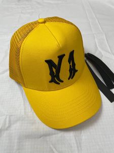 Top Sutra Baseball Caps Дизайнерские шляпы желтые модные федора Письма лето на открытом воздухе Unsed Sport Emelcodery Beach Hat Trucker Breshate Canvas Ball Cap