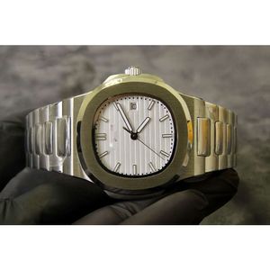 Orologio da uomo meccanico automatico di lusso Pateks PP 5711 Orologio da polso con cinturino in acciaio inossidabile FEMC con retro luminoso trasparente Business Leisure Montre impermeabile 1YOA