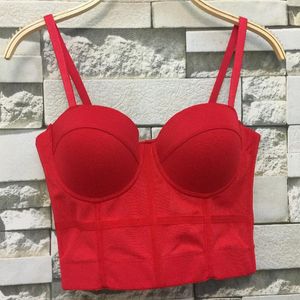 Женские футболки T 2023 S M L XL Fashion Mesh Push Up Bralet Женский корсет Bustier Bra Bra Night Club Вечеринка сексуально укороченное верхнее жилет