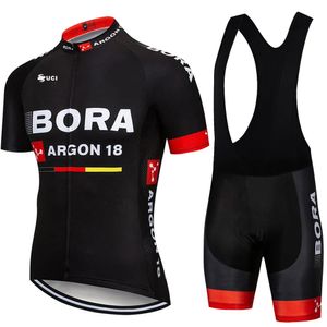 Rowotarki rowerowe setki UCI Bora Team Rower Odzież 19d Shorts Ropa Ciclismo Quick Dry Mens Summer Rowling Maillot Culotte Set 231127