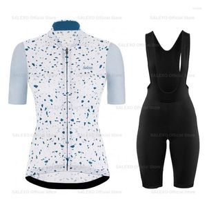 Tävlingar set sommarkvinnors cykeltröja set road cykel kort ärm kläddräkt mountain cykelkläder maillot ropa ciclismo