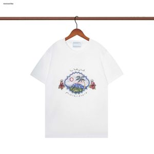 브랜드 남자 T 셔츠 디자이너 의류 남성 여름 상판 패션 기하학적 로고 인쇄 패턴 소년 짧은 슬리브 셔츠 여자 풀버 11 월 28 일