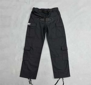 Calça Cargo Primavera masculina Corteiz Calças modernas de qualidade Calças masculinas Y2K Calças cargo Corteiz Harajuku Macacão com vários bolsos estampado Hip Hop