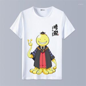 Camisetas masculinas anime camiseta assassinato roupas de sala de aula unissex adultos criança casual moda camisa de manga curta topos tshirt cosplay.