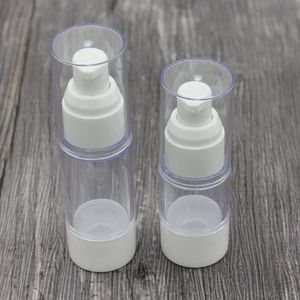 50ml 30ml 15ml sub engarrafamento transparente garrafa de loção sem ar garrafas de vácuo recarregáveis portáteis para embalagens de cosméticos de viagem nihks