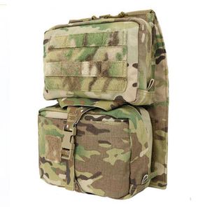 Externa ramförpackningar Outdoor Sports Army Tactical Airsoft Vest Water Bag CS Hunting Combat Equipment Assault Ryggsäck 230427