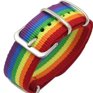 Rainbow Lesbians Gays Bisexuals Transgender Bracelets for Women Girls Pride Woven Braided Bracelet Men Couple Friendship Jewelry