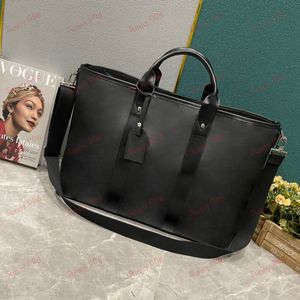 Black Printed Handbag Shoulder Bag Designer Detachable Strap For Easy Portability Urban Travel Weekend Bags Luxury Tote Genuine Leather Bag
