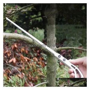 Saws Japanese Small Saw Hand Garden Chicken Tail Saws Branch Cutting Tree Divine Tool Llowtail Sawlt650 Drop Delivery Home Garden Tool Dhxjt