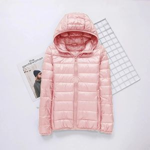 Womens Down Parkas 8XL Mulheres Jaqueta de Inverno Moda Curto Ultra Leve Packable Puffer Casacos 12 Cores Feminino Quente Casaco Ao Ar Livre 231127