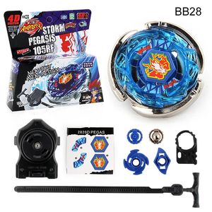 4D Beyblades Model może wybrać system fuzji metalowej 1PCS Blade, aby walczyć z górnym mistrzem wściekłości z nadajnikiem BB105 BB119 BB120 231128