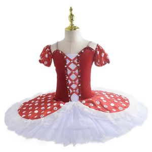 Dancewear Viola Tutu di balletto Gonna Ragazze Donne Paillettes Abito da balletto professionale Concorso Costumi di danza Piatto Tutu Ballerina Wear 231128