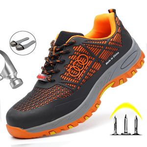 Botas Composto Toe Cap Sapatos de Segurança Mulheres Respirável Isolamento 6KV Trabalho Homens Antismash Eletricista Causal 231128