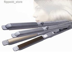 Curling Irons Professional Hair Crimper Curling Iron Wand Ceramic Korrugerad majsvåg Curler Iron Styling Tool Q231128