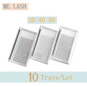 Cílios Postiços Atacado 10 Bandejas / Lote Haste Curta Pré-fabricada Fãs Cílios Qualidade Volume Cílios Extensões 3D 4D 5D Individual Lash Maquiagem 231128