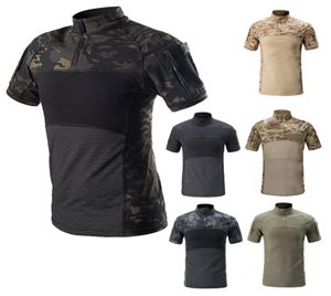 T-shirt mimetica da esterno Caccia Tiro US Battle Dress Uniforme tattica BDU Army Combat Clothing Camo Shirt NO050143240485