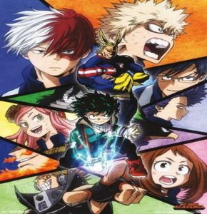 MY HERO ACADEMIA Poster con stampa artistica in seta 24x36 pollici 60x90 cm 01602032475