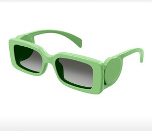 2023 Luxus Klassiker Rechteck Square Sonnenbrille für Frauen schöne Designerin Sonnenbrille Biggie Sonnenbrille Damen Luxus Mode Eyewear Hip Hop Brille Green