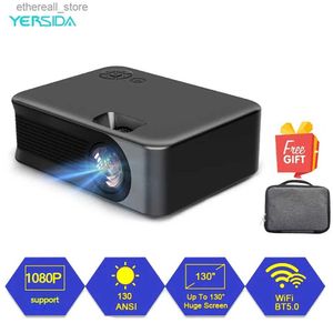 Projectors Yersida Projector A30C Mini Portable LED Home Media Player Audio Portable Proyectors 480x360 Pixels For Supported Android Phone Q231128