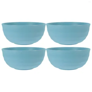 Bowls 4 Pcs Serving Utensils Bowl Household Tableware Rice Soup Kitchen Eating Large