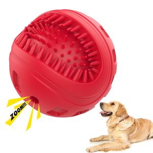 Toys Dog Squeaky Toy For Aggressive Chewers Dog Chew Toy Stora Raser Ball Nästan oförstörbar tuff hållbar naturgummihund