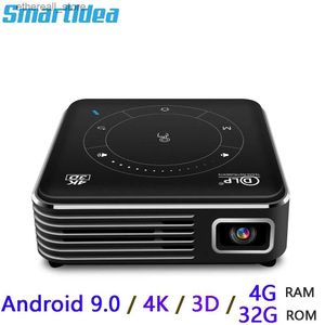 Проекторы Проекторы Smartldea Pocket 4K 3D-проектор android9.0 2,4G 5G wifi BT5.0 домашний проектор 4G RAM 32G ROM опция HD проектор для видеоигр Q231128