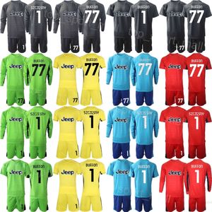 Drużyna klubowa 23 24 Bramkarz piłka nożna 1 Wojciech szczesny koszulki set Man Kids Long Sleeve GK Carlo Pinsoglio Mattia Perin Gianluigi Buffon Football Kits Youwen