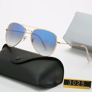 Top Luxus Pilot Sonnenbrille Polaroid Linse Designer Damen Herren Senior Brillen für Damen Brillengestell Vintage Metall Sonnenbrille mit Box