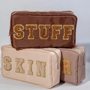 化粧品バッグのケース3PCSセット刺繍レタータープバッグ231127